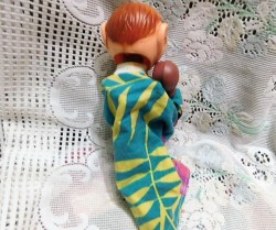boxing puppet back view